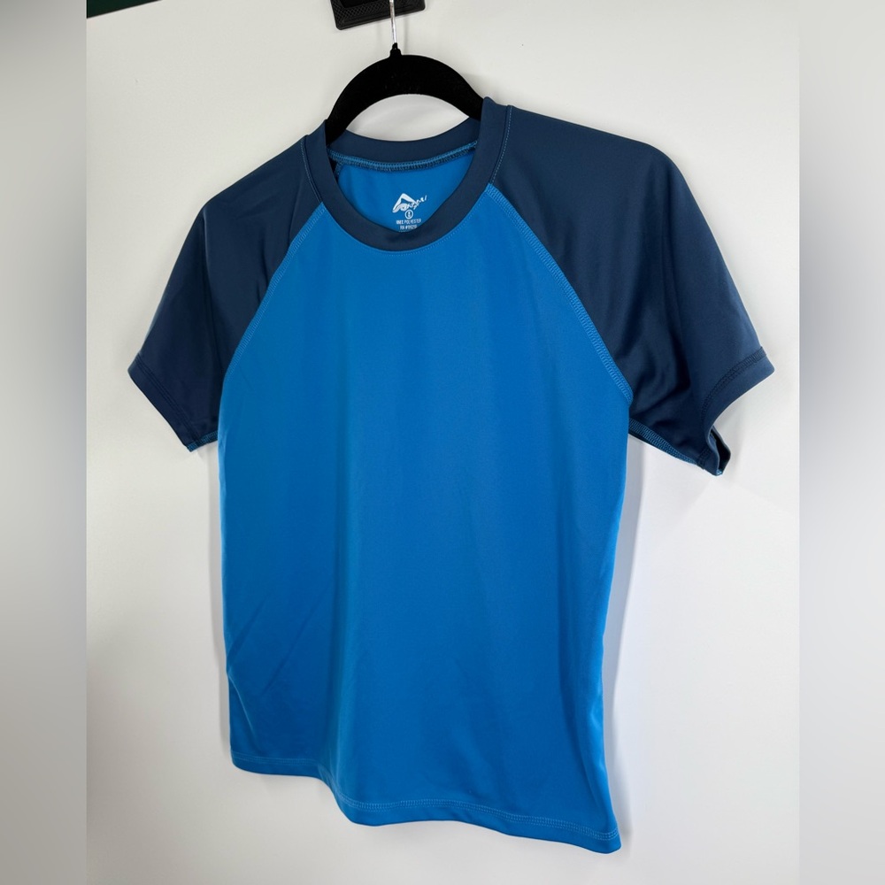 EUC Kanu Surf Two Tone Blue Rashguard - Picture 3 of 6